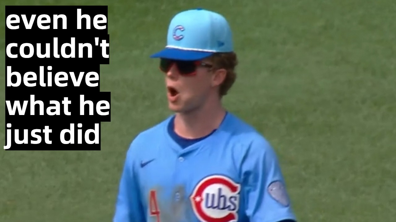 Pete Crow Armstrong just caught a ball with a 0% catch probability