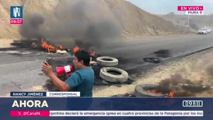 Talara: Pobladores bloquean vías en rechazo a privatización de PetroPerú