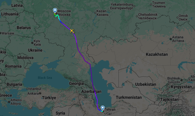 Mysterious 'VIP' jet lands in Moscow after Donald Trump's latest threats