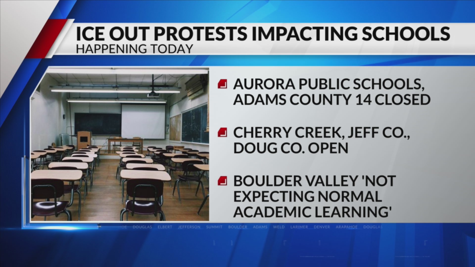 ICE protests impacting schools<br><br>