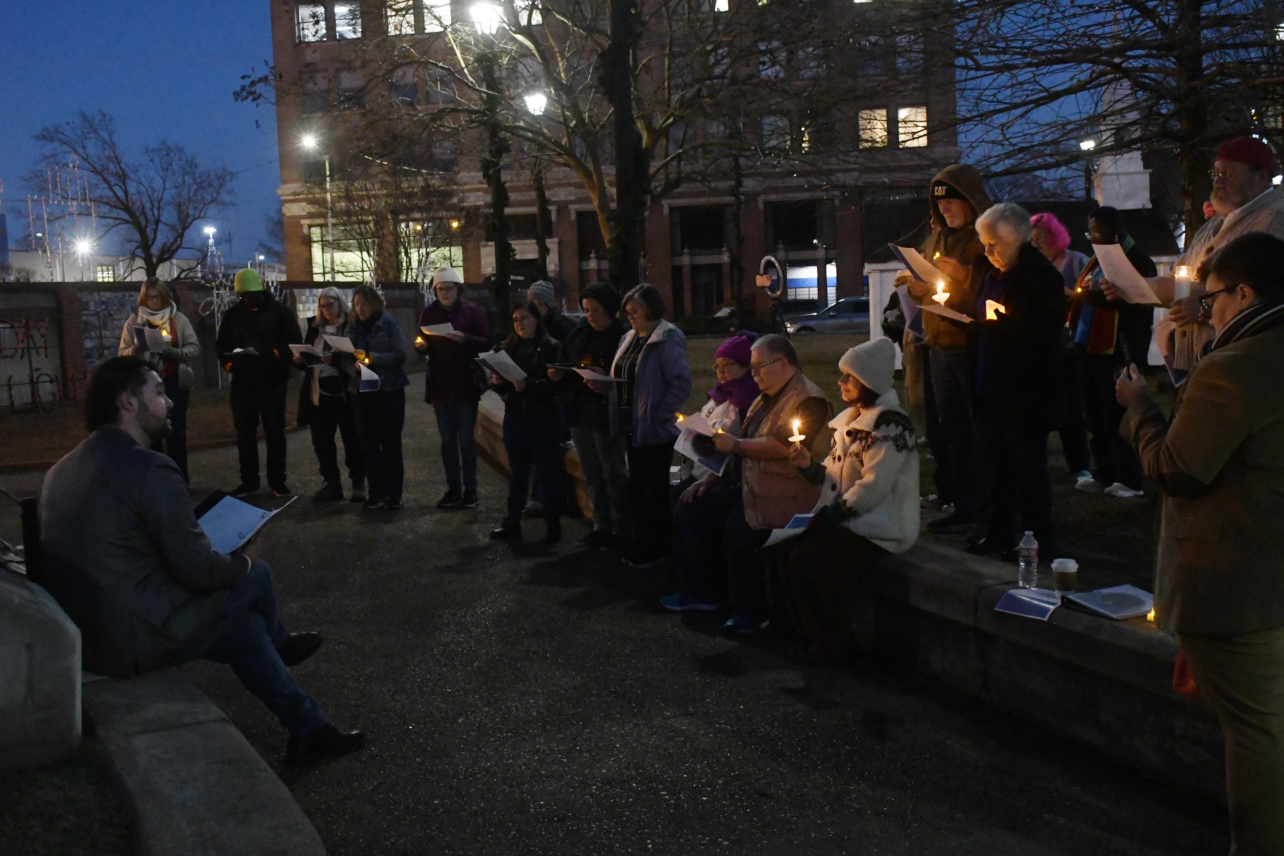 Louisiana residents hold candlelight vigil for those who died in ICE ...