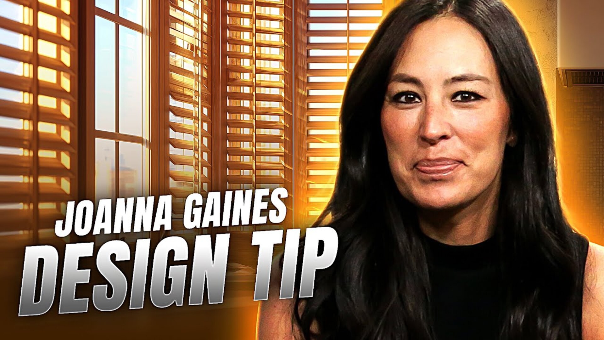 Skip the curtains & try Joanna Gaines' unique window treatment idea