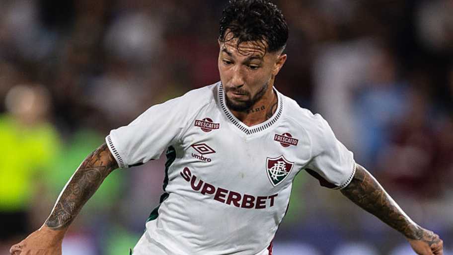 Lucho Acosta foi um dos melhores em campo na vitória do Fluminense contra o Grêmio | Ruano Carneiro/GettyImages
