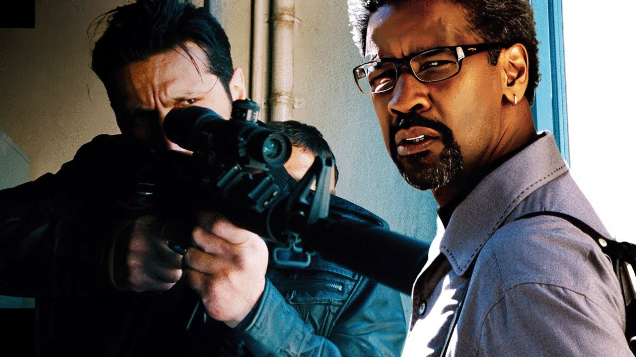 Denzel Washington escapes sniper fire - Safe House