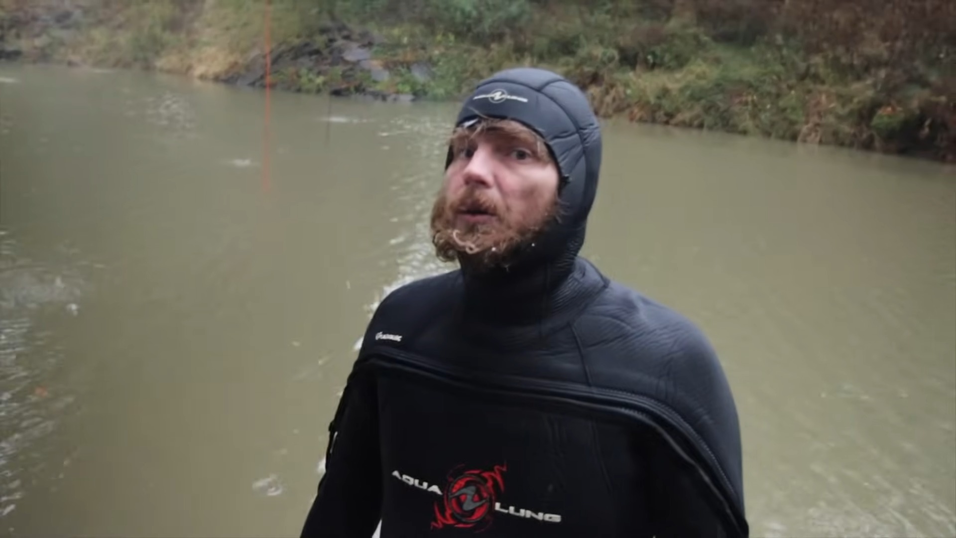 Leave it exactly where it is - police response at the riverbank
