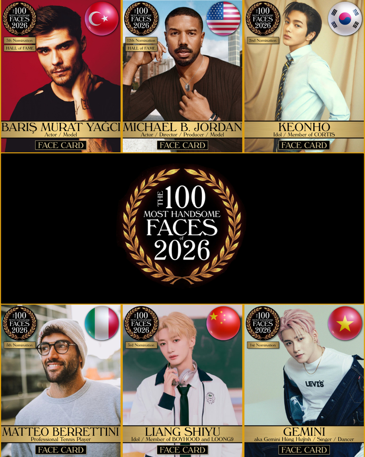 Nam ca sĩ Việt lọt đề cử top 100 gương mặt đẹp nhất thế giới 2026 là ai?