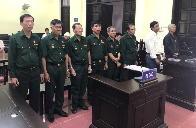 6 cựu chiến binh tiếp tục kháng cáo kêu oan bản án sơ thẩm vừa tuyên