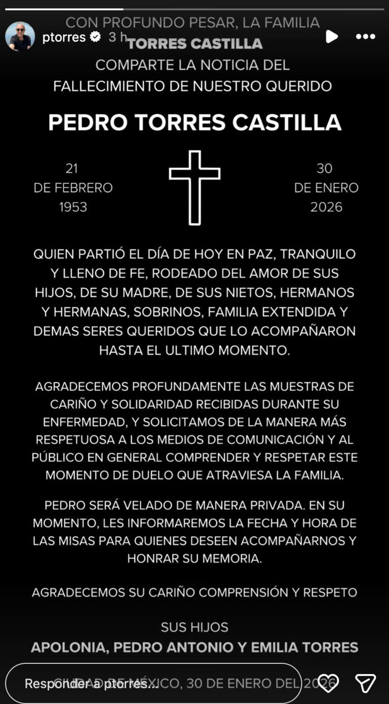 Fallece Pedro Torres, querido productor de Televisa a los 72 años: ¿Cuál fue la causa de muerte?