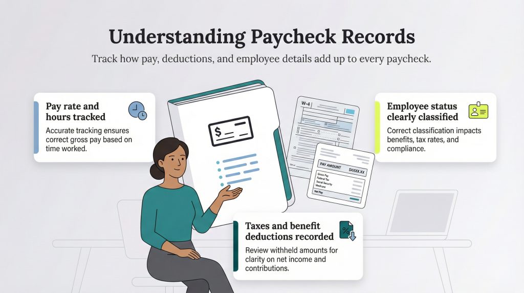 what are paycheck records