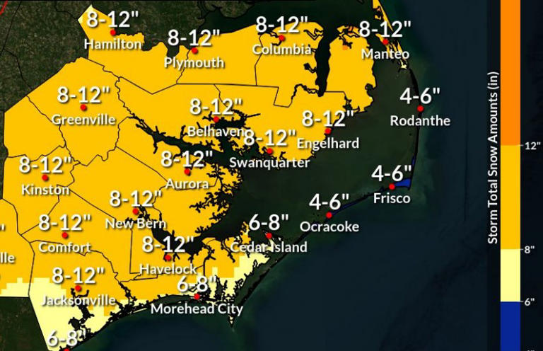 NC officials warn of rare Outer Banks blizzard with dire 'extreme ...
