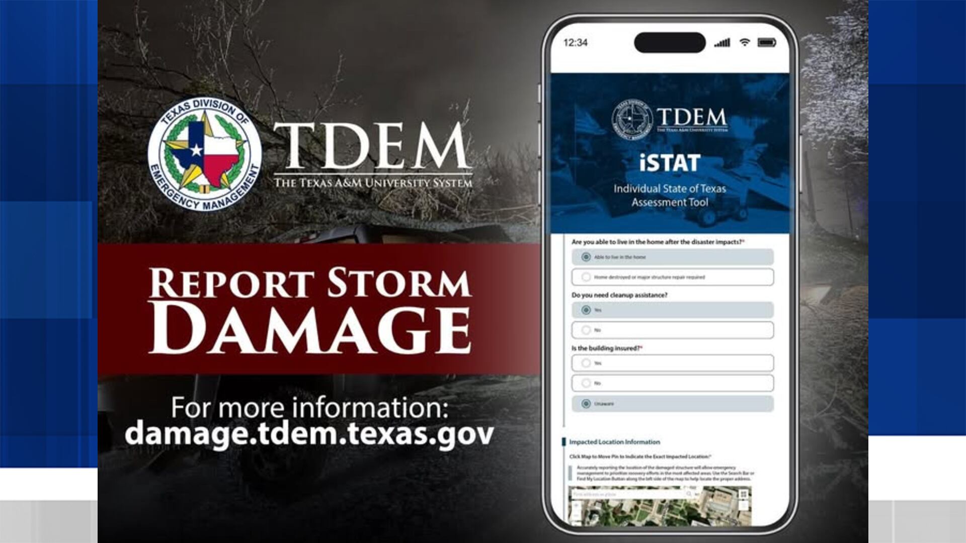 Grayson County officials ask residents to report winter storm damages