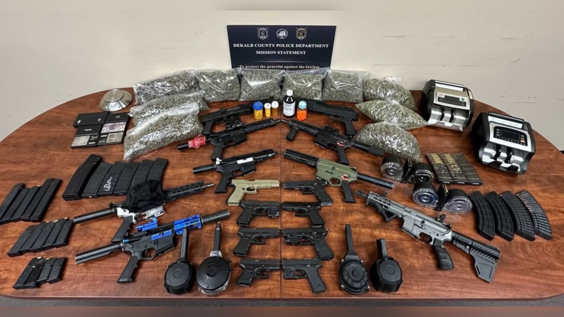 Ghost guns, armor-piercing bullets, ecstasy found in DeKalb drug bust
