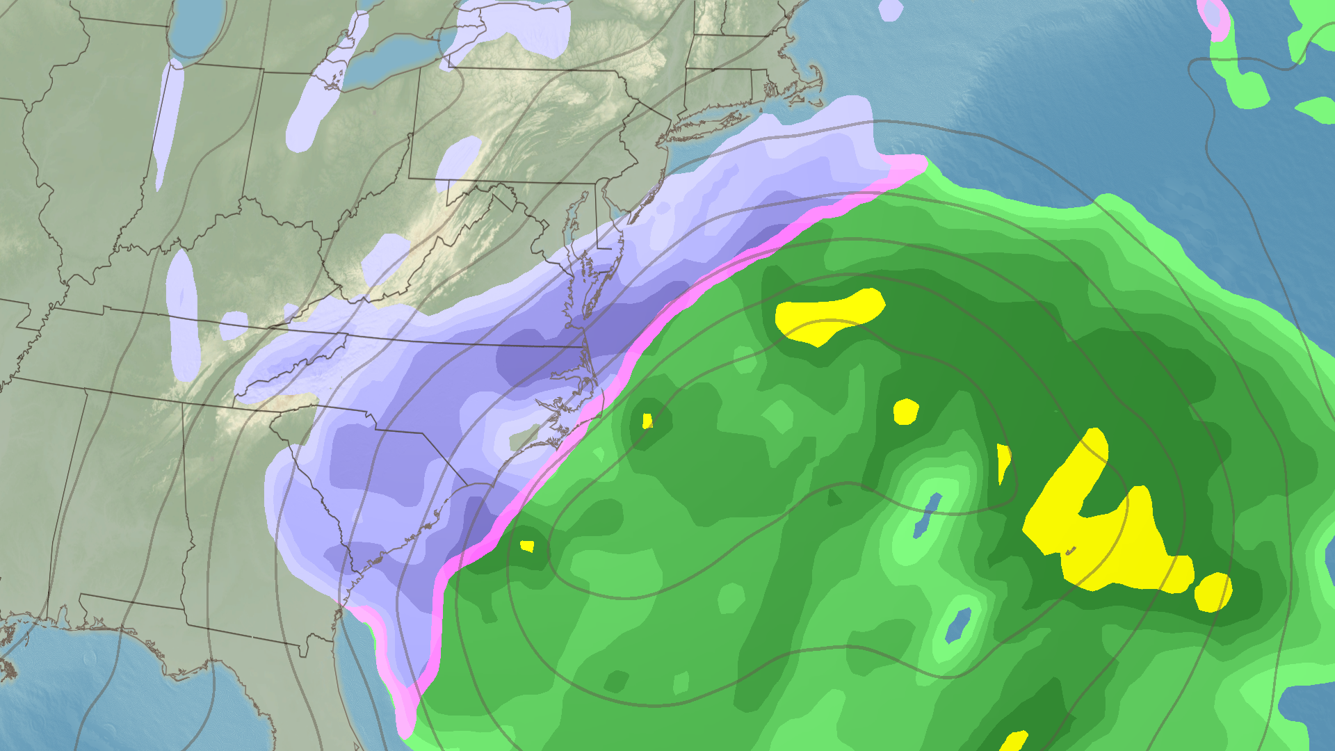 Bomb cyclone to slam Southeast with rare heavy snow, hurricane-force ...