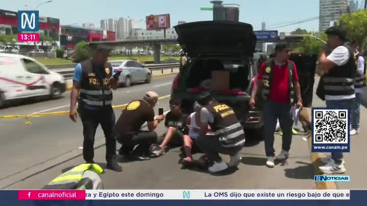 PNP captura a tres presuntos ladrones de autopartes en Vía Expresa