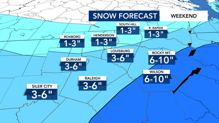 Timing when and where this weekend winter storm will bring measurable ...