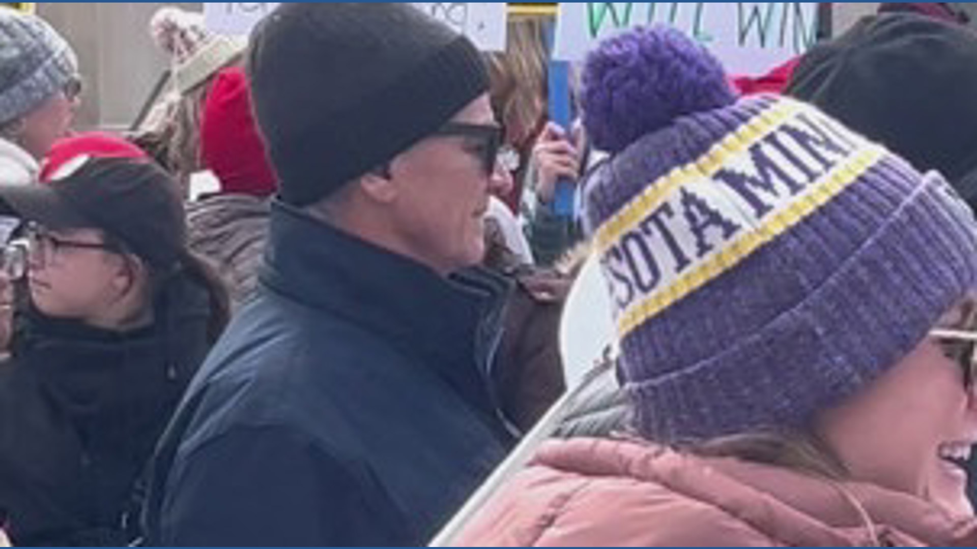 First look: Protesters preparing for 'ICE OUT rally' in Uptown