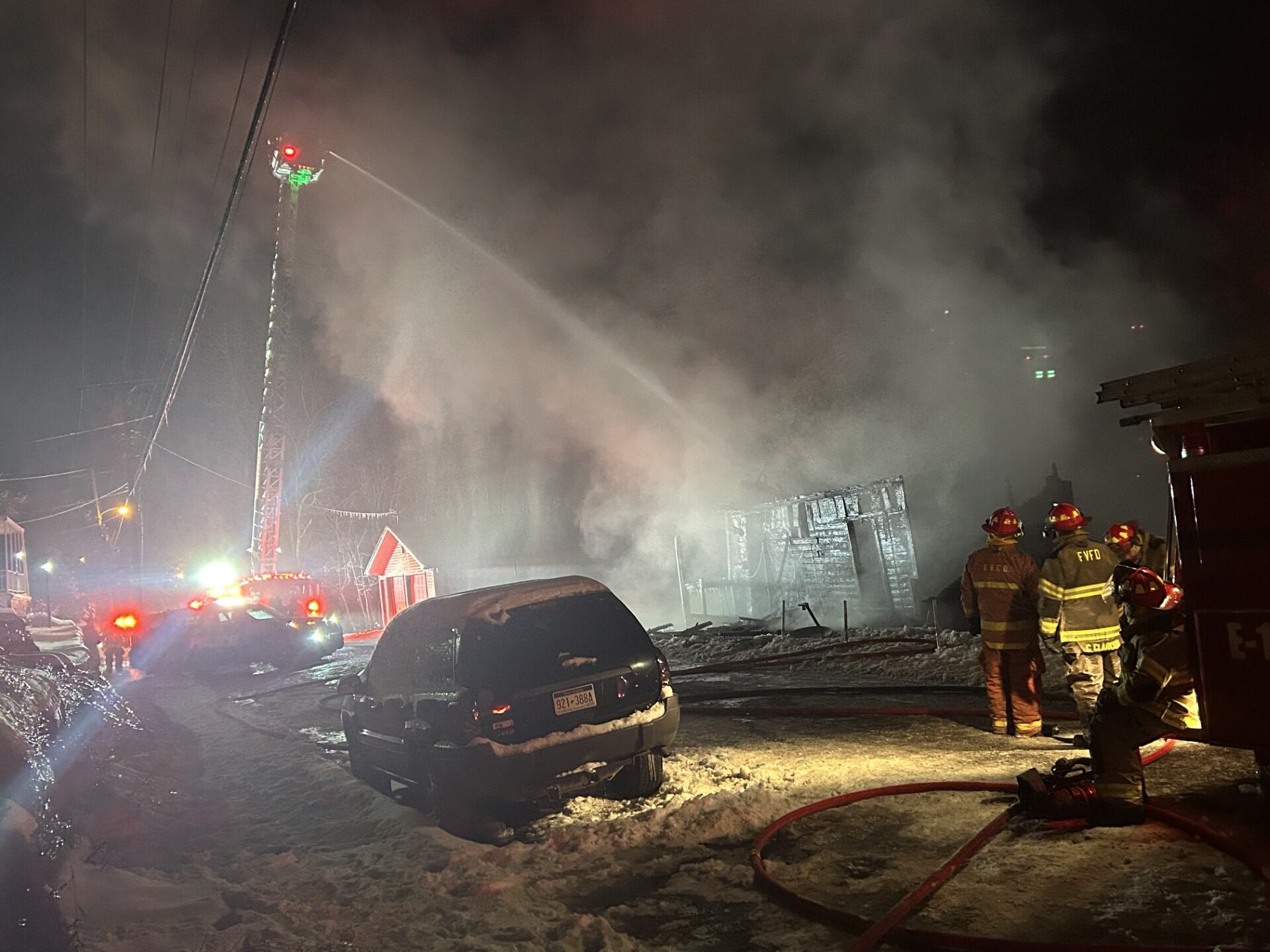 No injuries in Grafton structure fire Thursday night