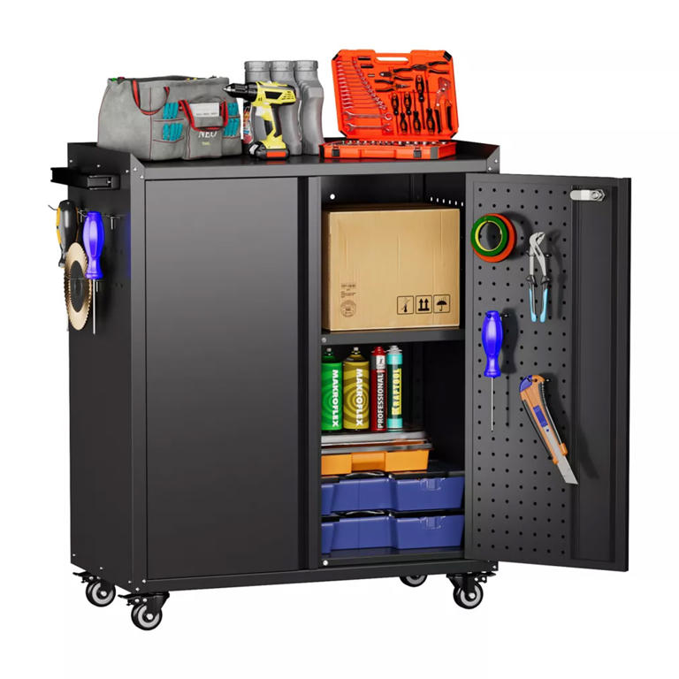 Target is selling a 'sturdy' and 'strong' metal tool cabinet for $85