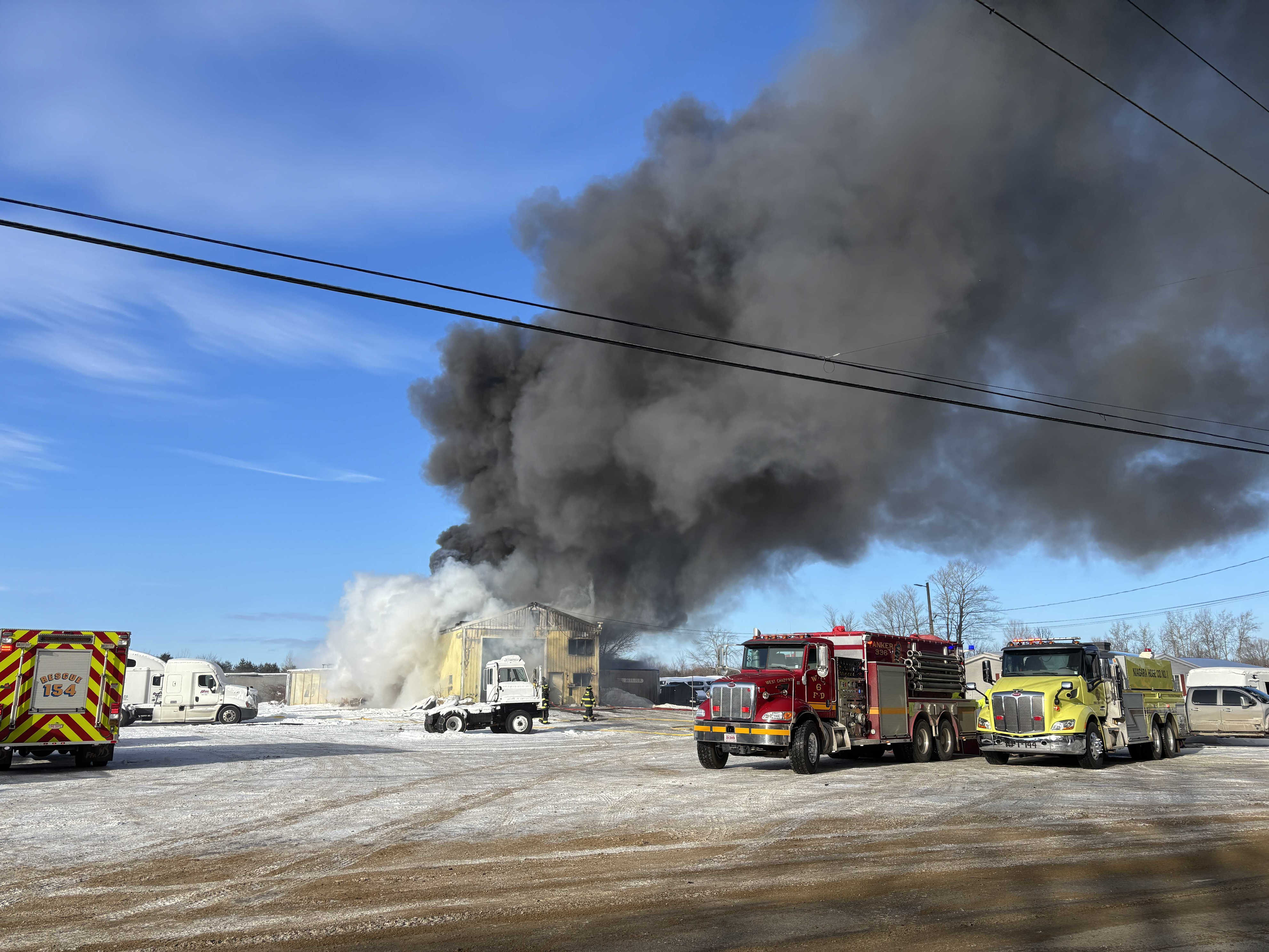 Structure fire breaks out in Clinton County; multiple agencies respond