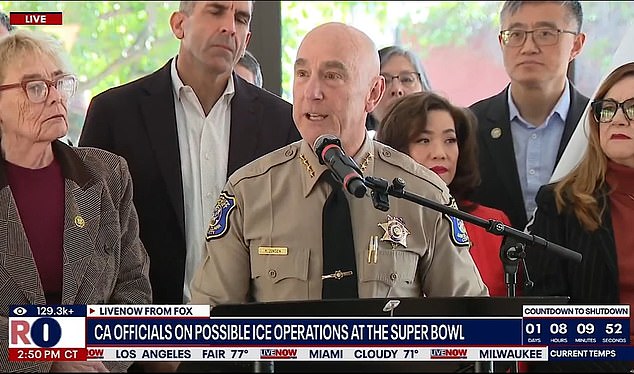 Santa Clara sheriff refuses to support ICE ahead of Super Bowl