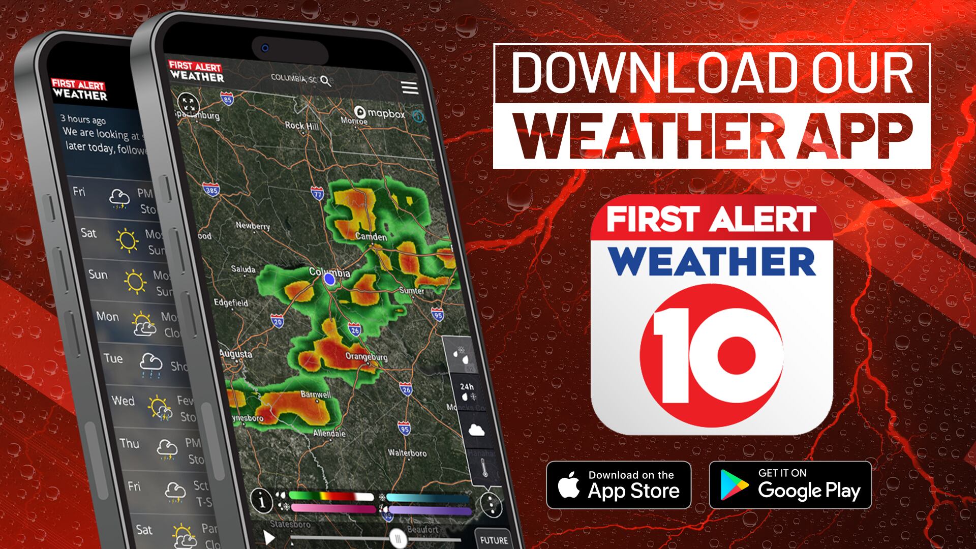 Download the WIS First Alert Weather app