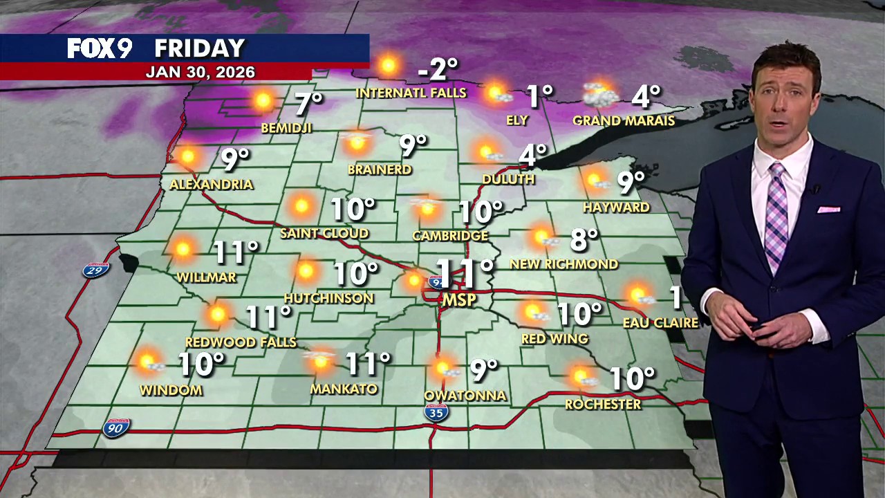 MN weather: Friday forecast update