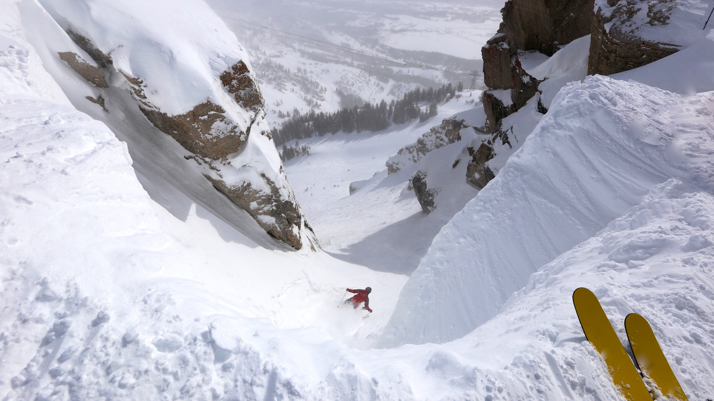 We’re watching North America’s scariest ski run live. And yes, it’s as ...