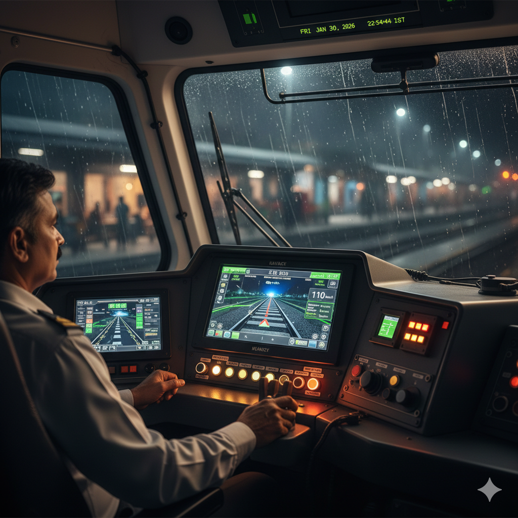 Automatic train protection system Kavach commissioned on 472-km route ...