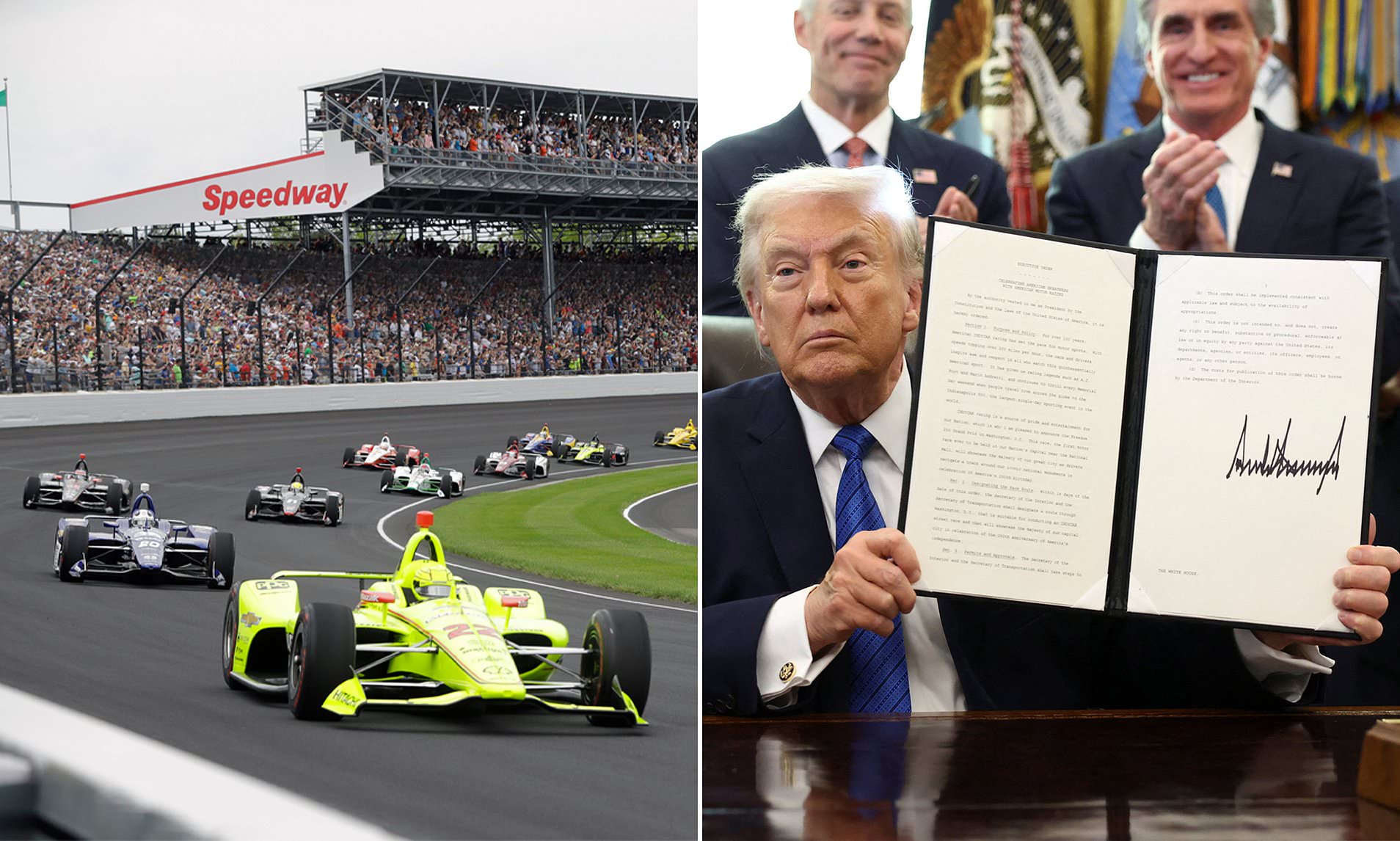 Trump orders fast and furious IndyCar race through DC streets