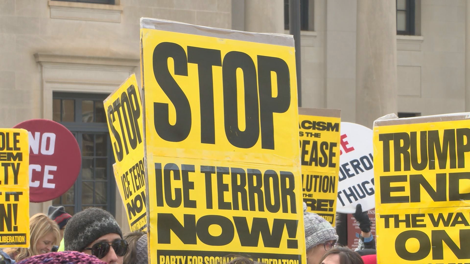Few hundred gather in Uptown, part of nationwide protest against ...