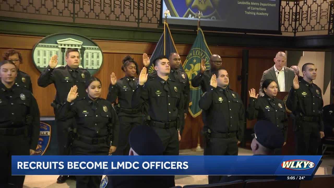 LMDC's staff grows as 13 recruits graduate and become officers