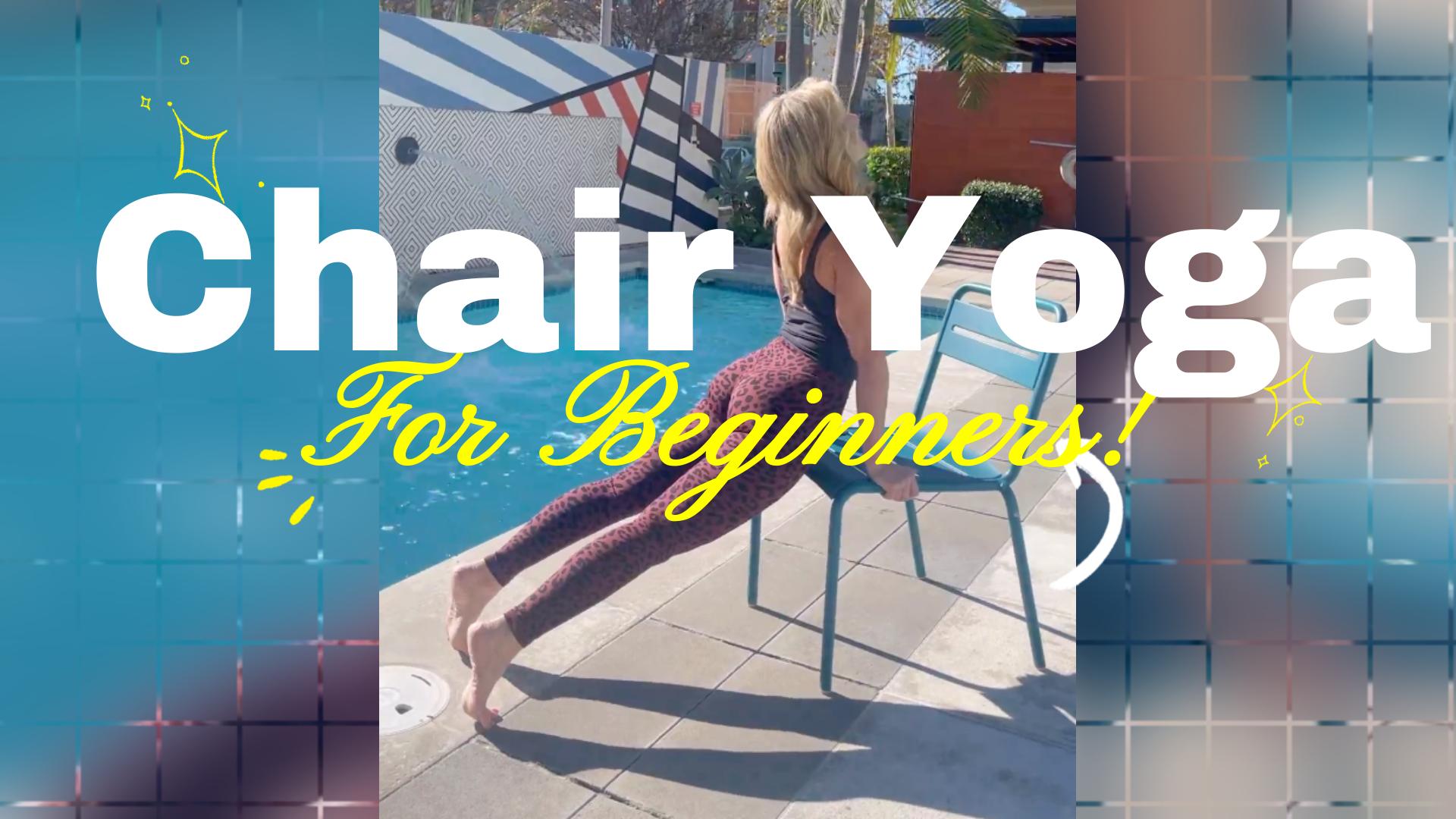 5 quick chair yoga stretches to transform your entire day!
