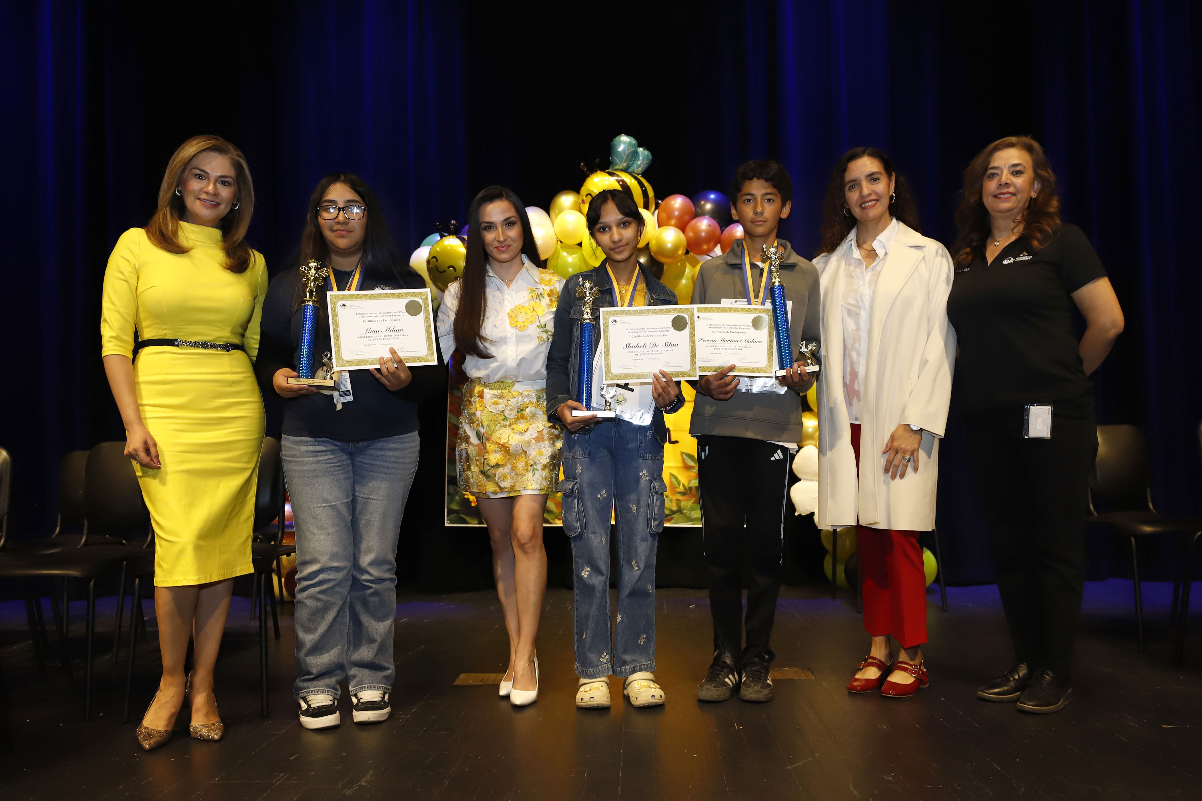 Students tie for first in El Paso ISD Spanish Spelling Bee
