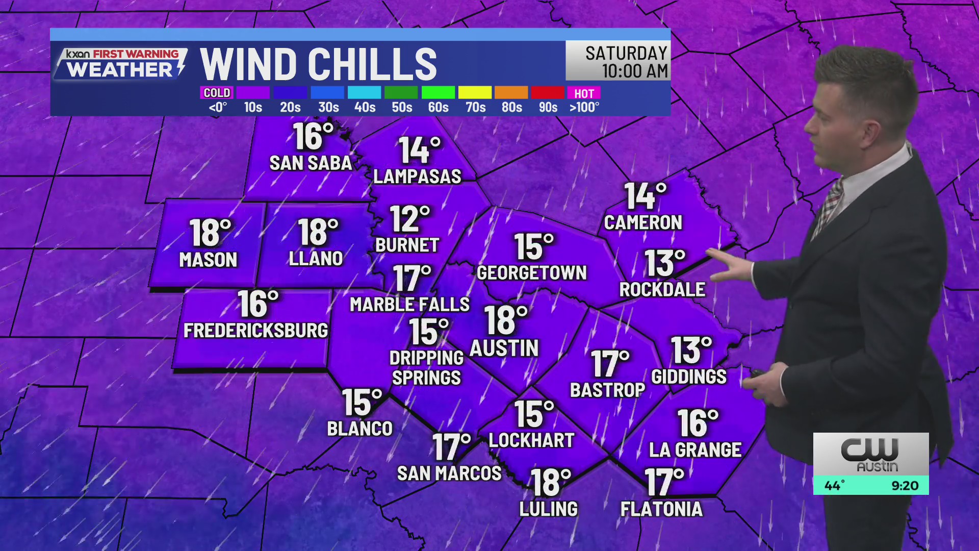 Wind chills in the teens Saturday morning as colder air drops into ...