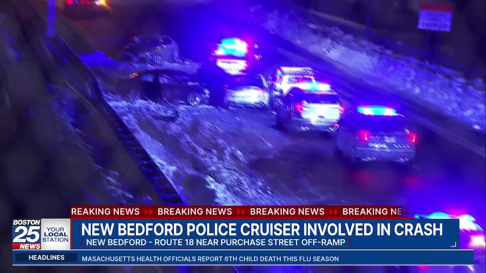 New Bedford police investigating following motor-vehicle crash on Route 18