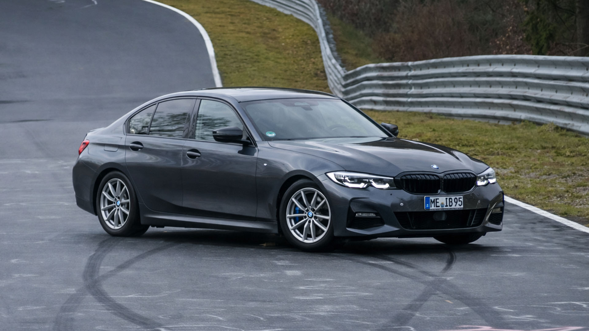 Nordschleife track day features real car slide