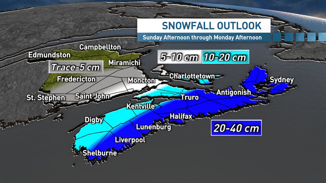 Another storm to bring snow, wind to Nova Scotia on Sunday and Monday