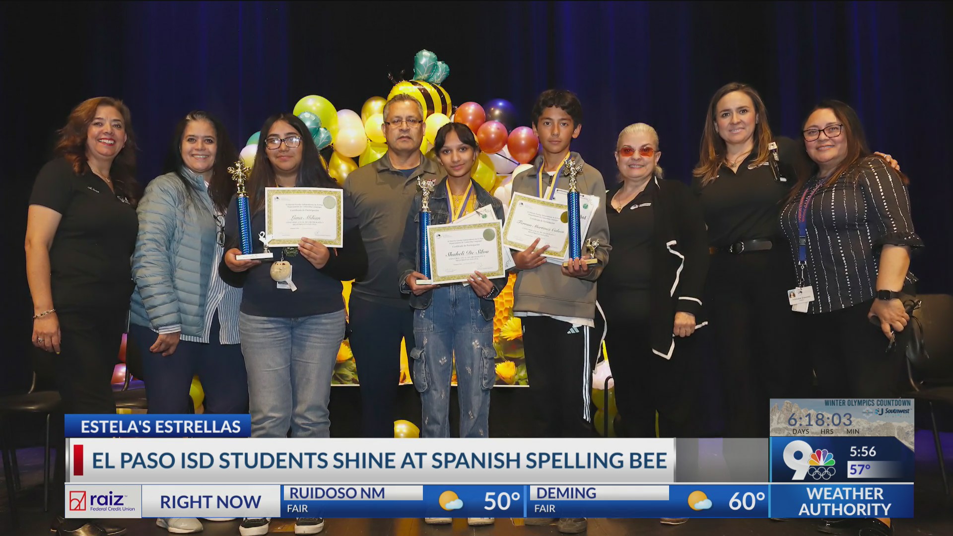 El Paso ISD students shine at Spanish spelling bee