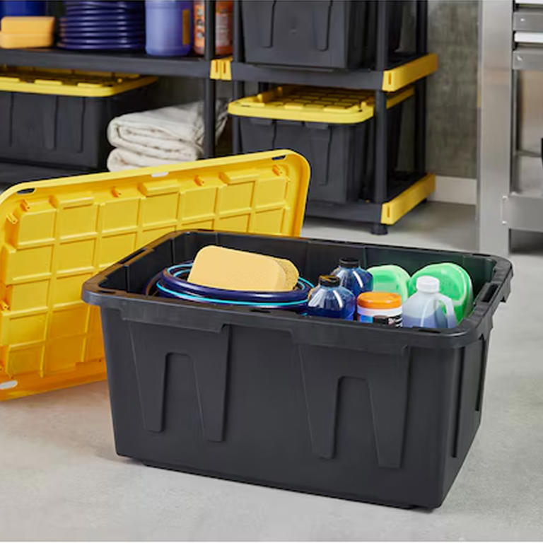 Lowe’s has a 27-gallon storage container available for just $10