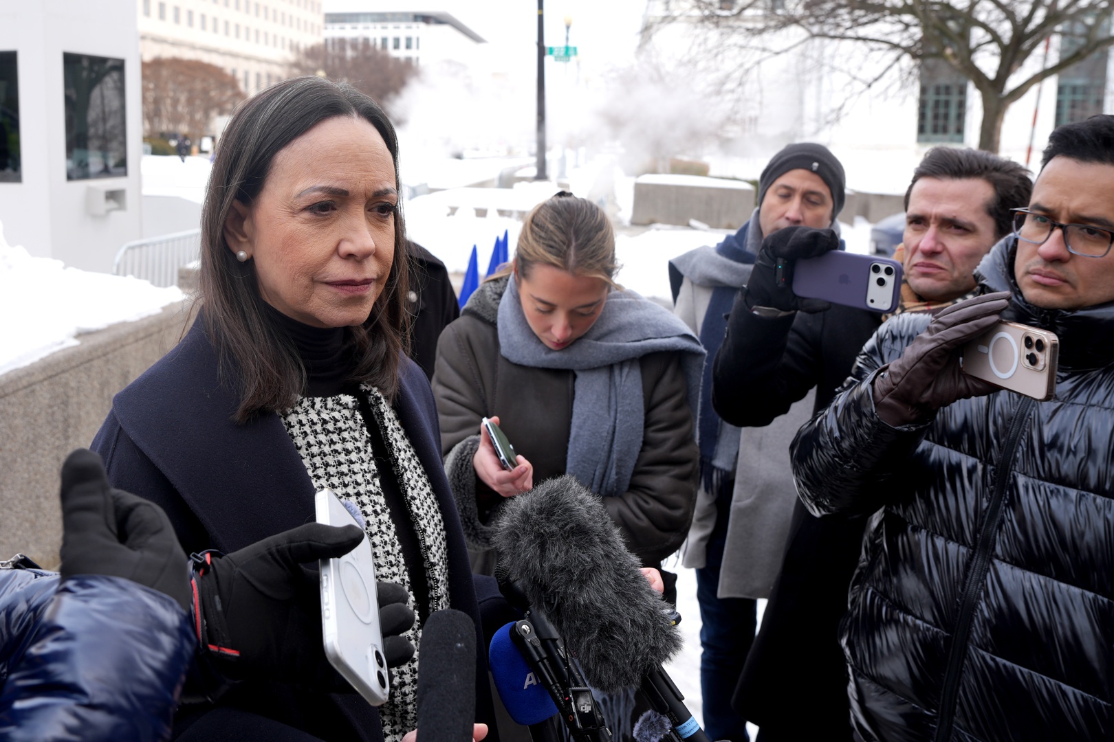 Machado dice que la amnistía de Venezuela es por presión de EE.UU. y espera  que se cumpla