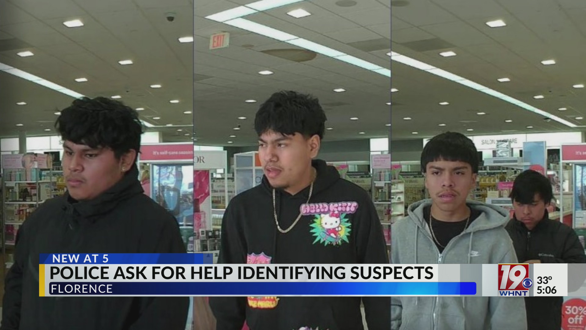 Police ask for help identifying suspects | Jan. 30, 2026 | News 19 at 5 ...