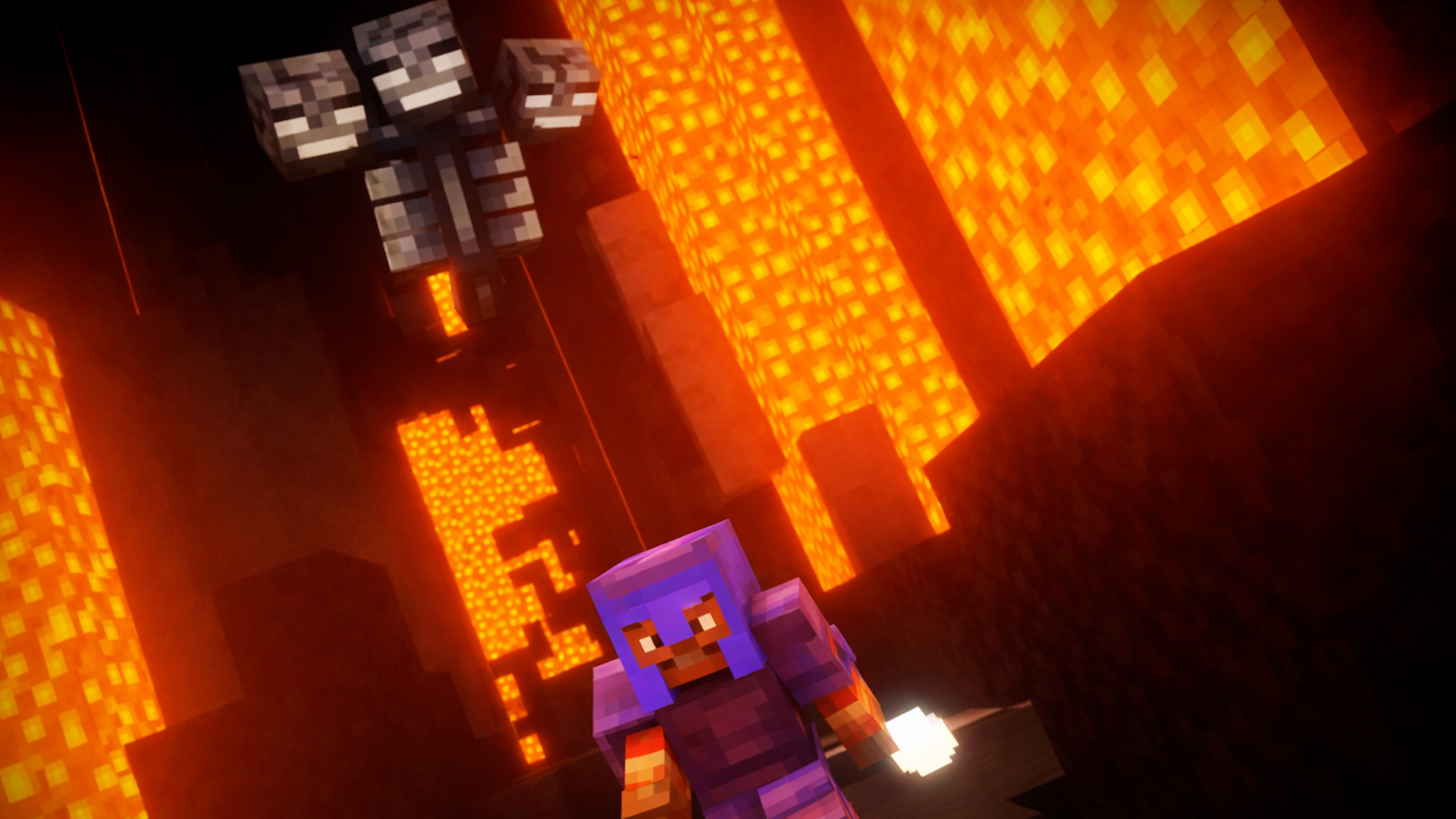 Minecraft cinematic an encounter with the summoned