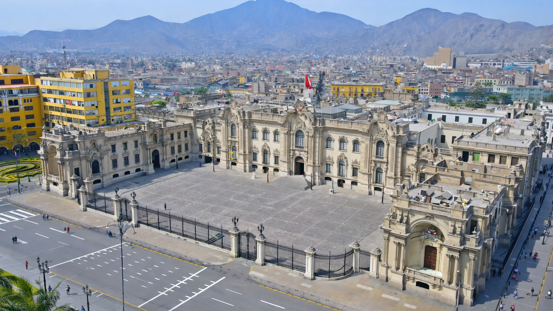 The presidential palace of Peru