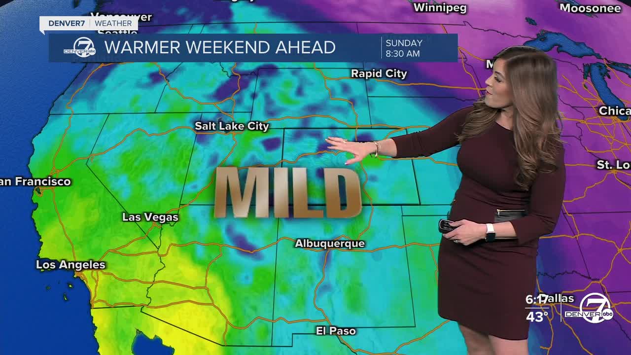 Mild, dry weekend across the Denver metro area