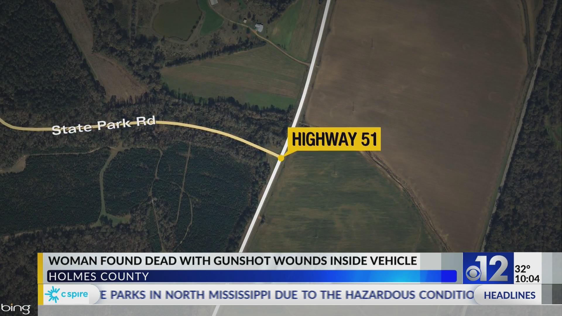 Woman found dead with gunshot wounds inside vehicle in Holmes County