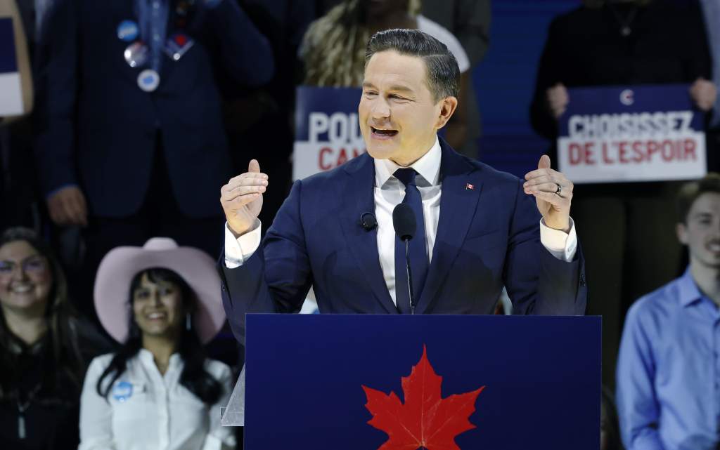 Conservatives vote to keep Pierre Poilievre on as party leader