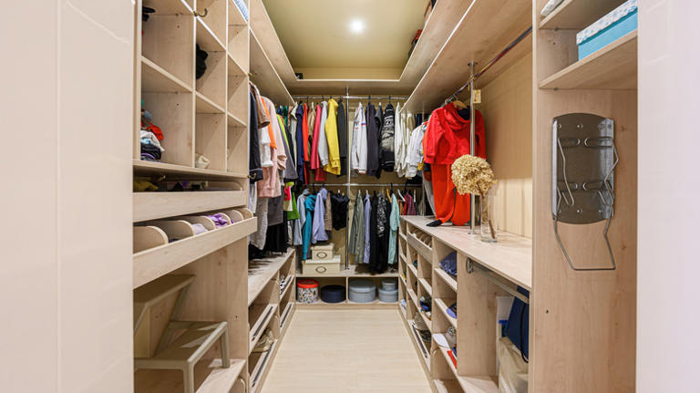 A clever design trick that'll make your walk-in closet feel bigger