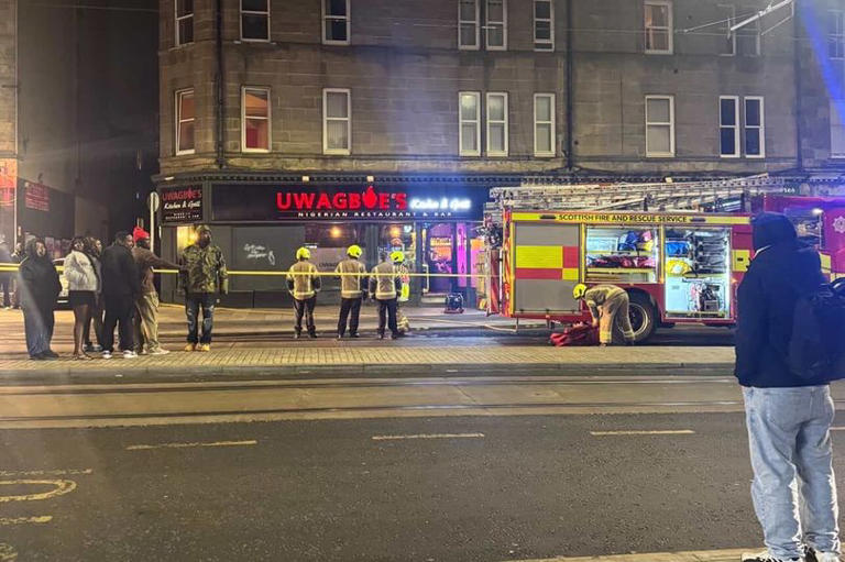 Edinburgh fire crews race to blaze in kitchen restaurant on major city ...