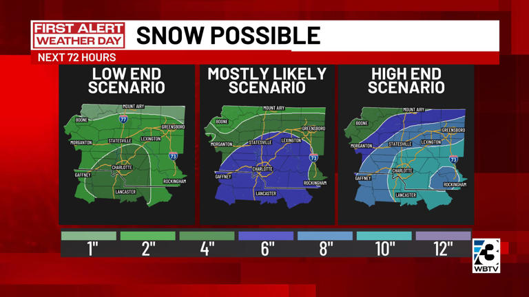 Live coverage: Tracking weekend Carolina snowstorm with WBTV First ...