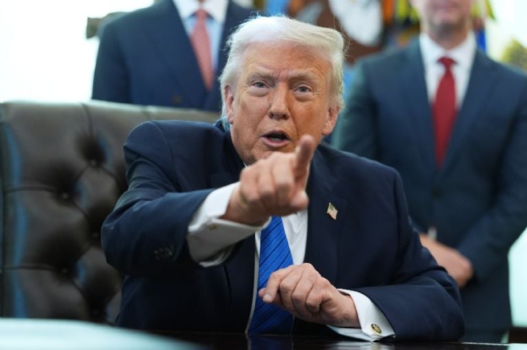 Exigencias de Trump. Deseos cumplidos. Foto: Evan Vucci / AP